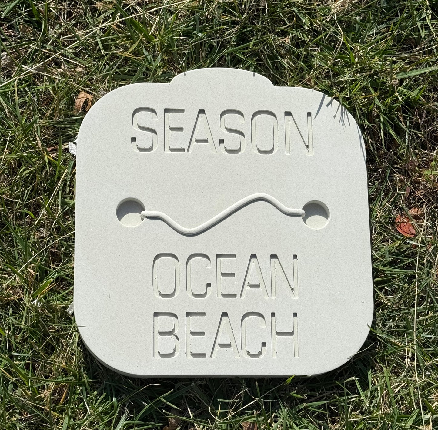 Ocean Beach - Beach Badge Stepping Stone