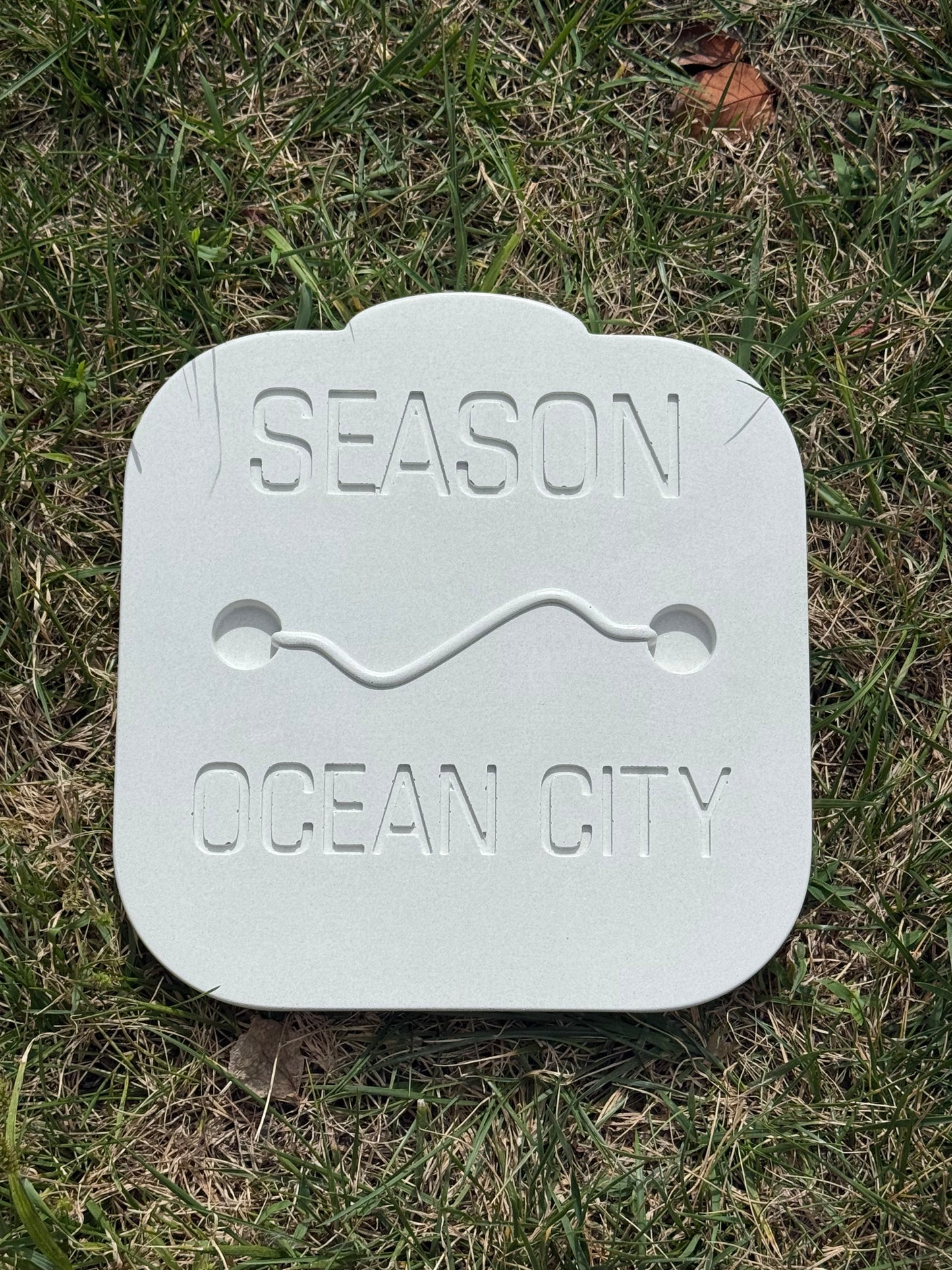 Ocean City Beach Badge Stepping Stone