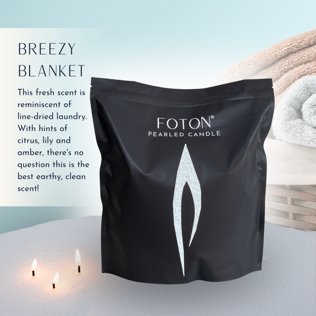 Foton® Pearled Candle - Scented White
