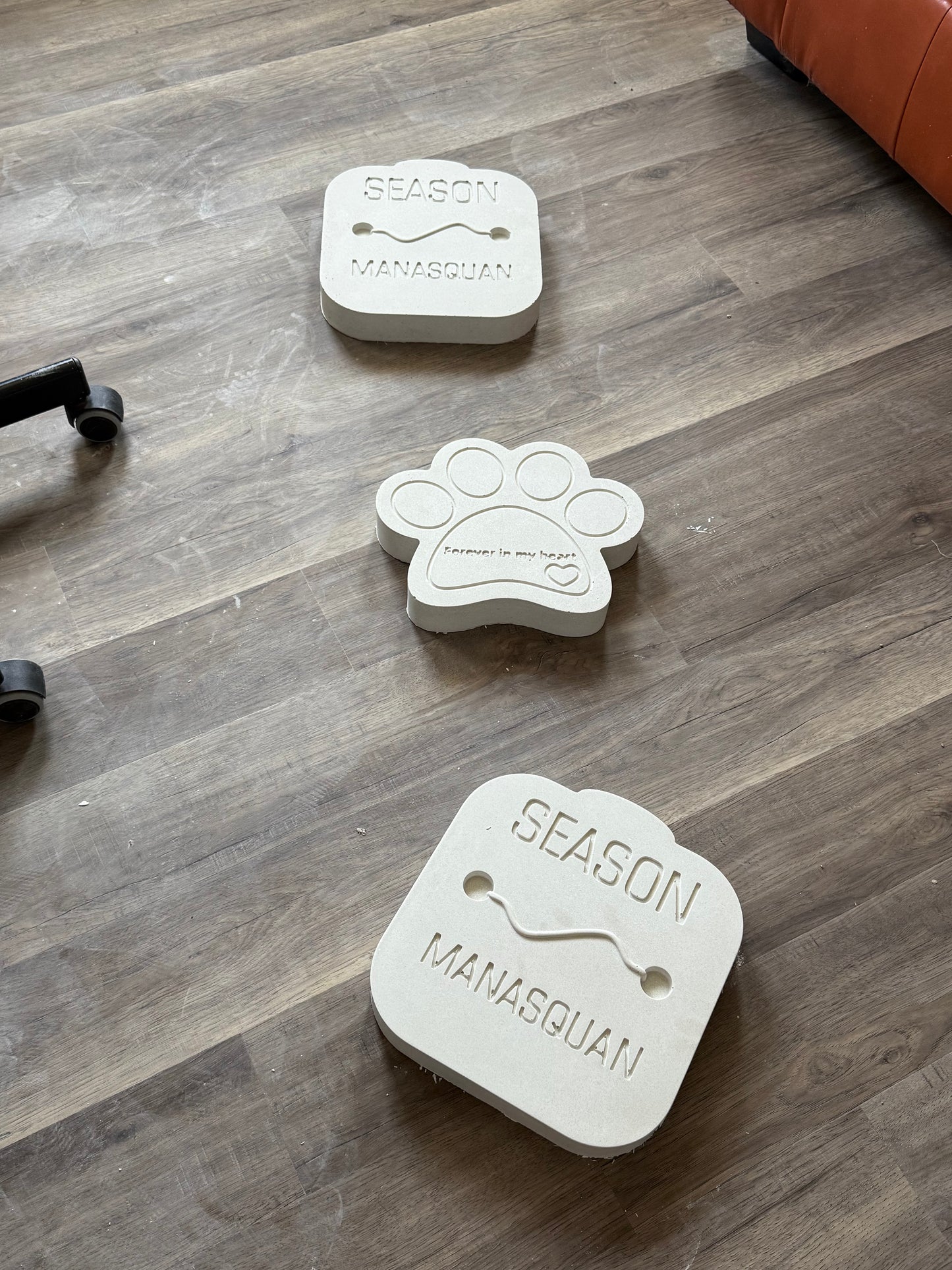 Paw Print Stepping Stone - Personalized