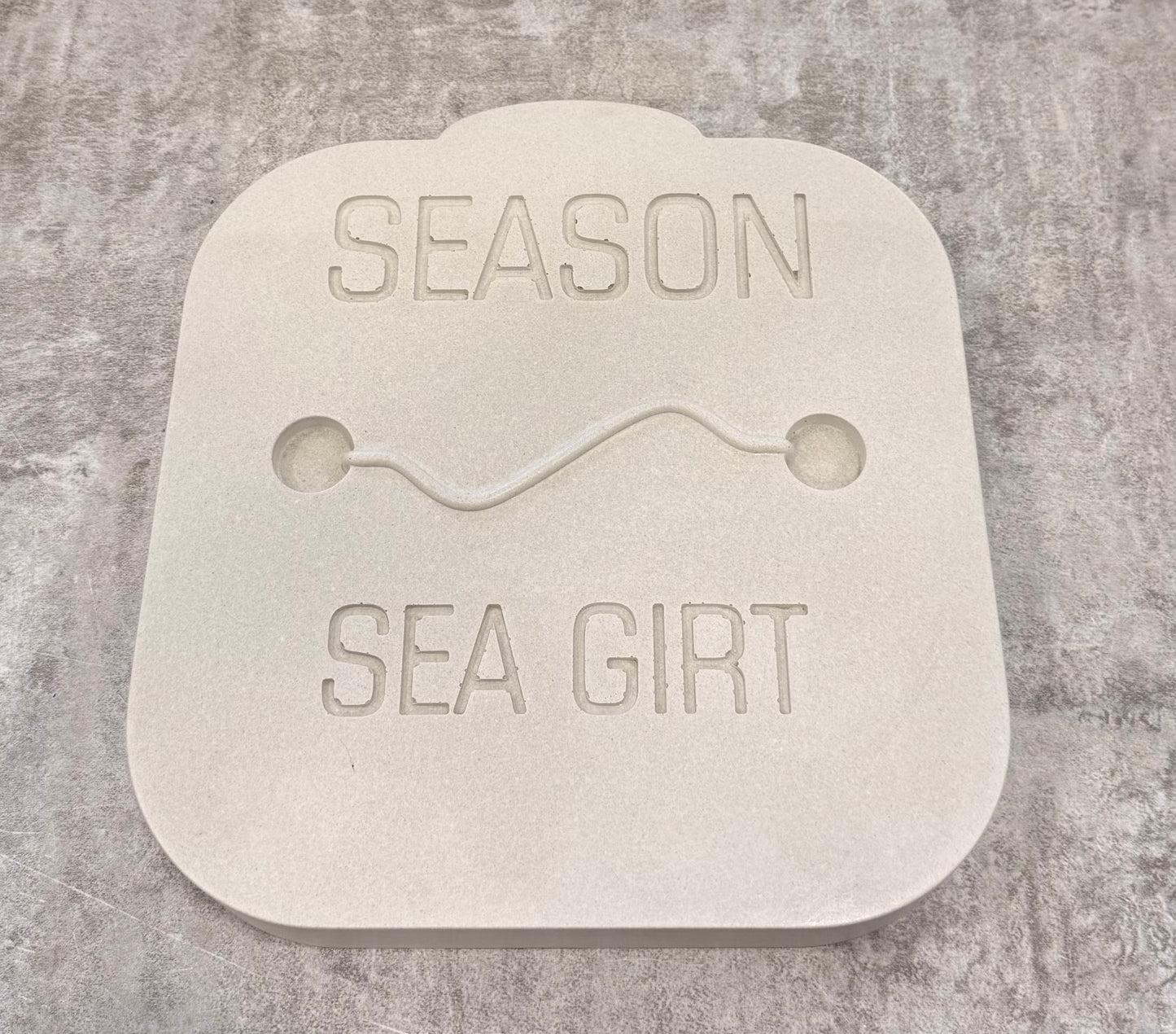 Sea Girt Beach Badge Stepping Stone