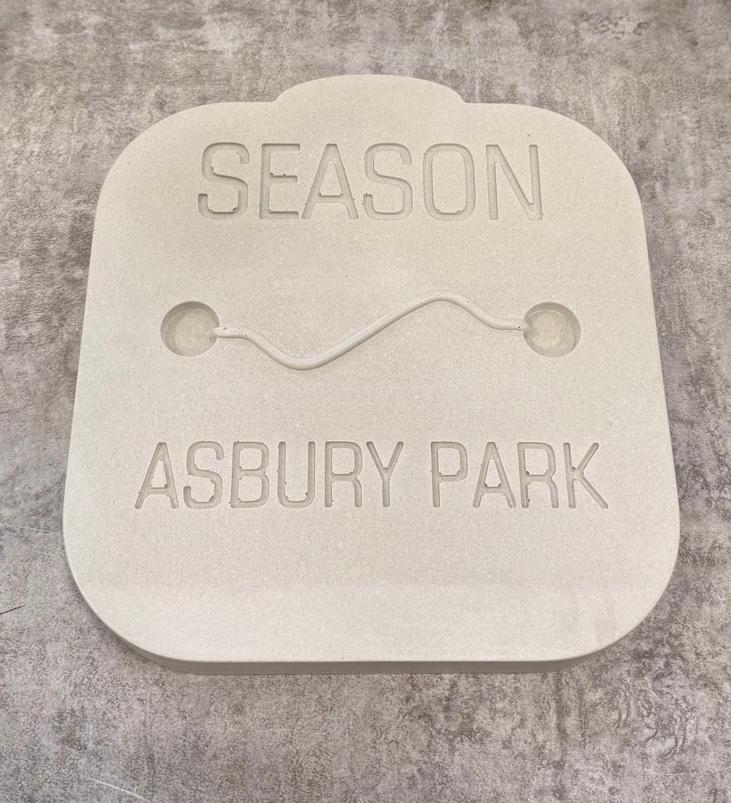 Asbury Park Beach Badge Stepping Stone