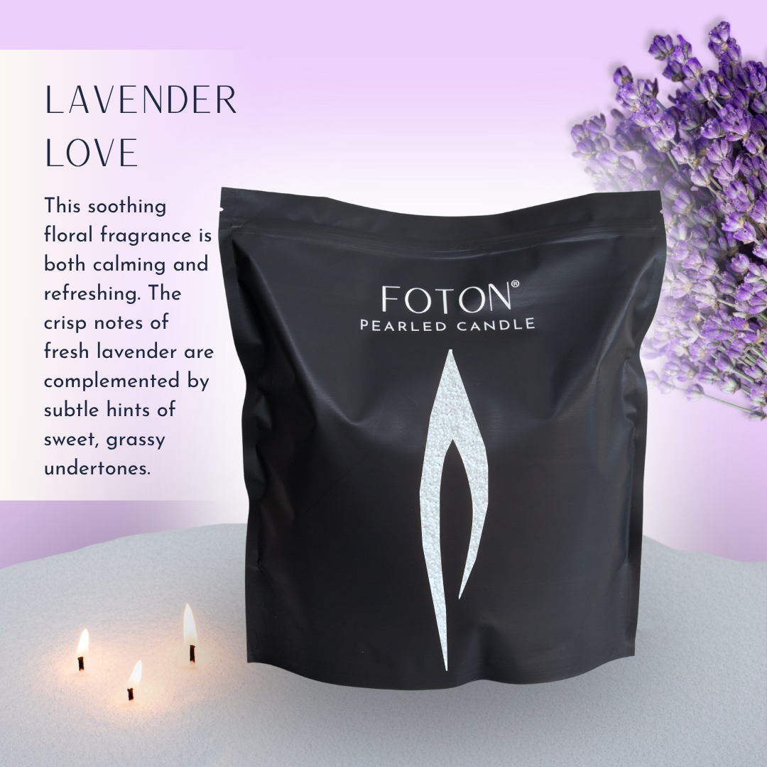 Foton® Pearled Candle - Scented White