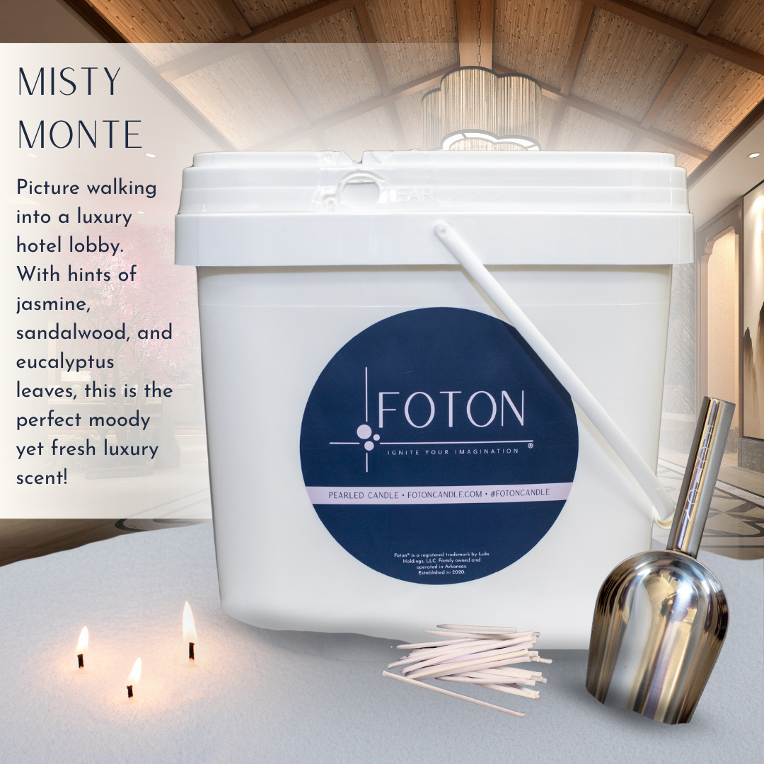 Foton® Pearled Candle - Scented White