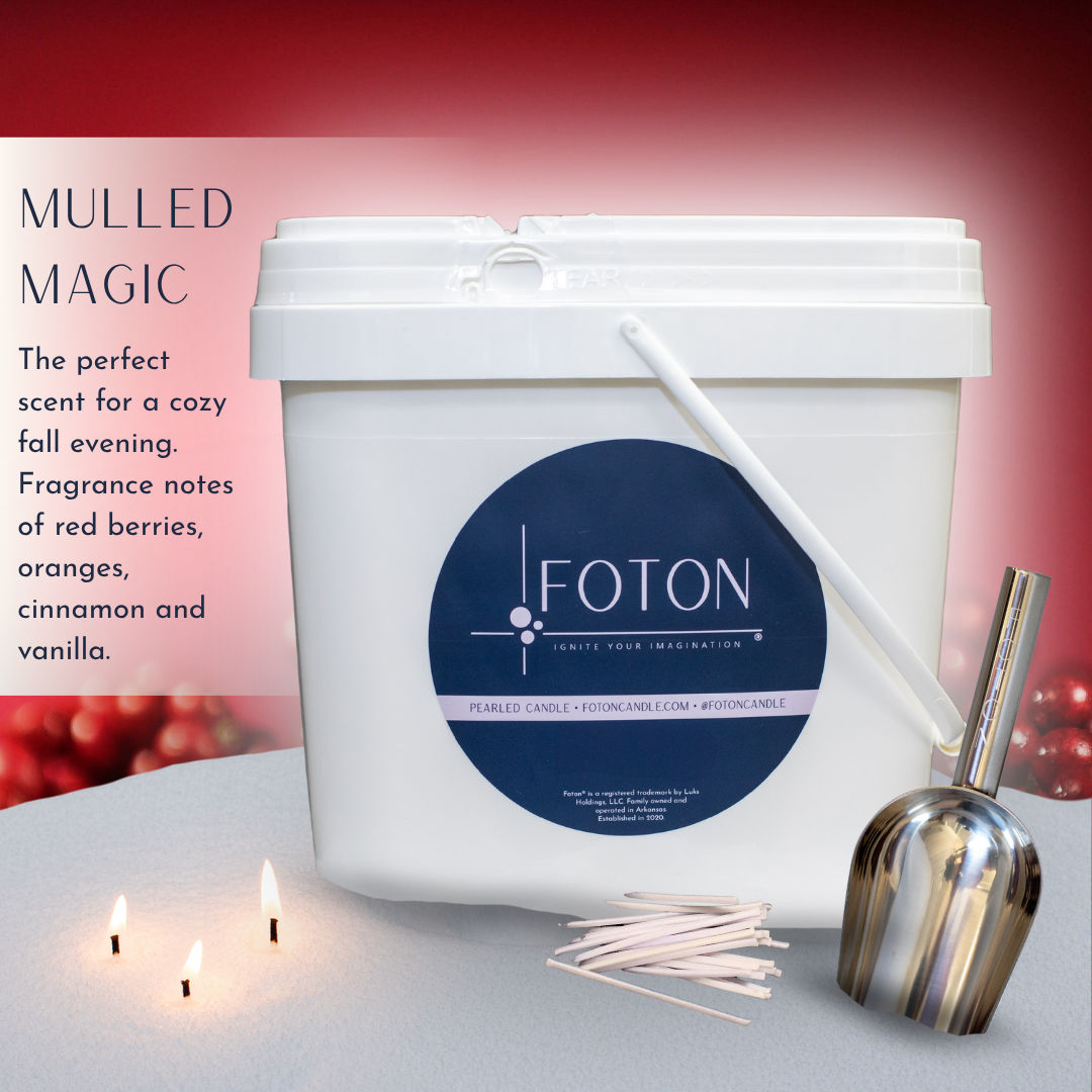 Foton® Pearled Candle - Scented White