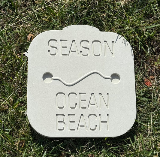 Ocean Beach - Beach Badge Stepping Stone