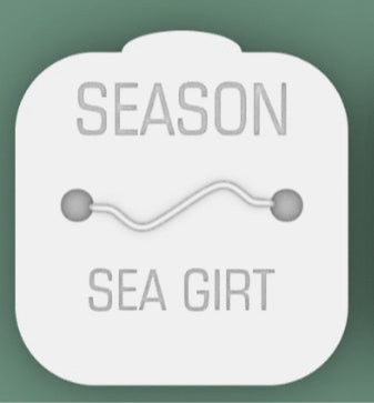 Sea Girt Beach Badge Stepping Stone