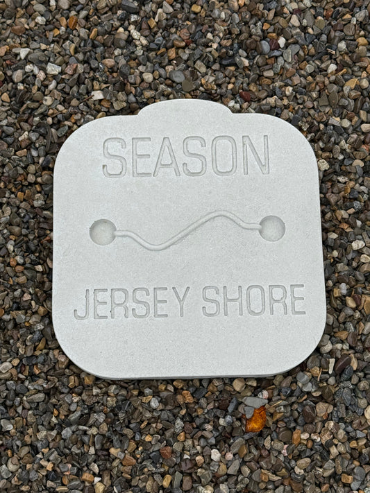 Jersey Shore Beach Badge Stepping Stone
