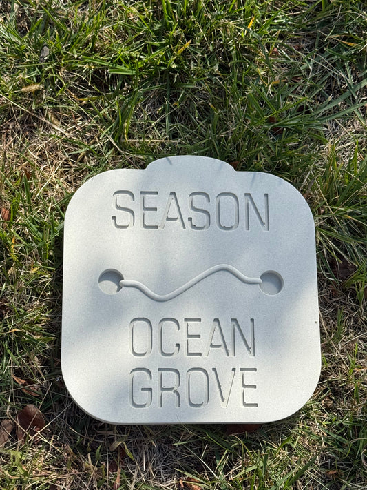 Ocean Grove Beach Badge Stepping Stone