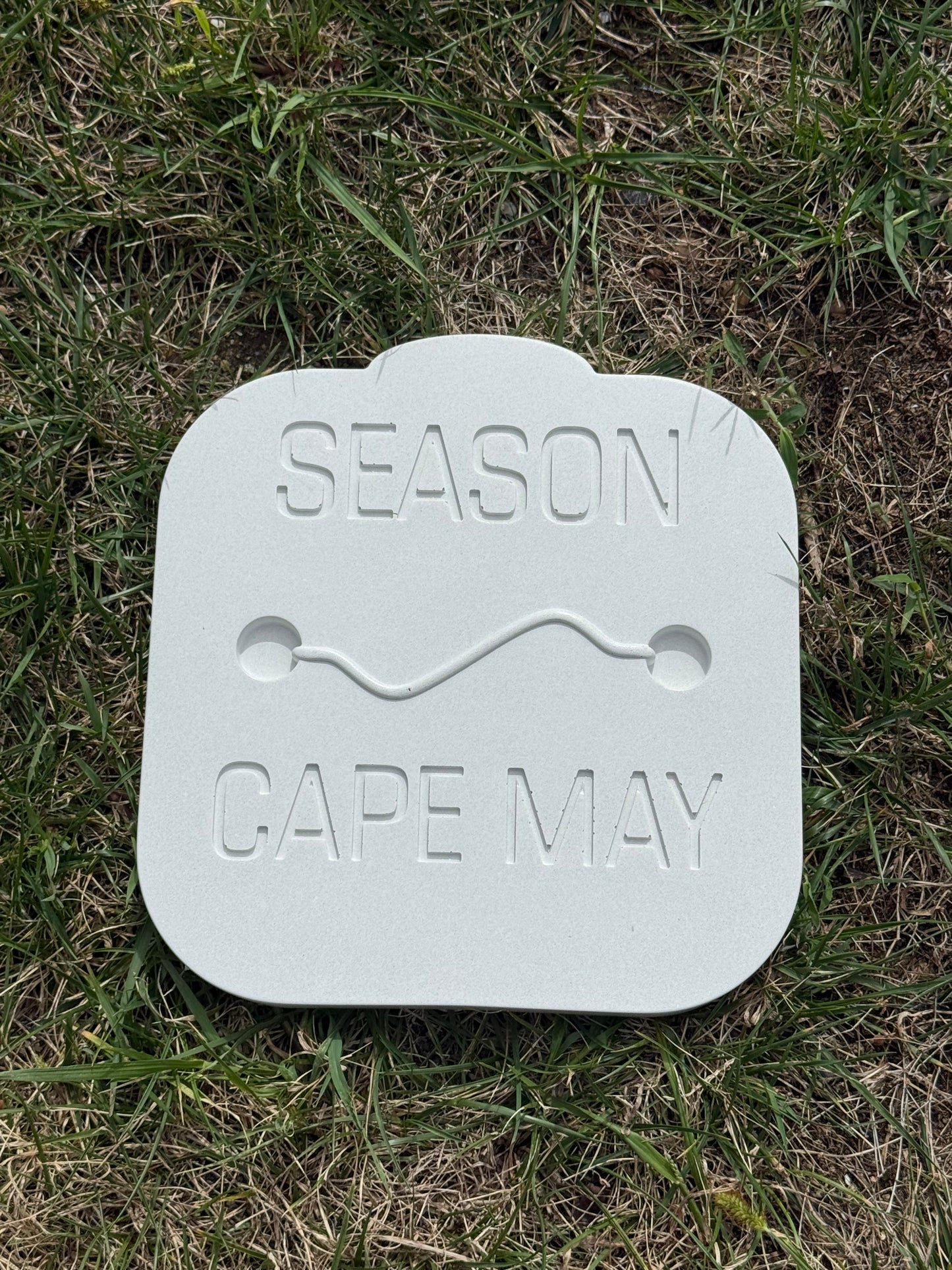 Cape May Beach Badge Stepping Stone