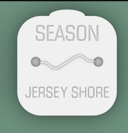 Jersey Shore Beach Badge Stepping Stone