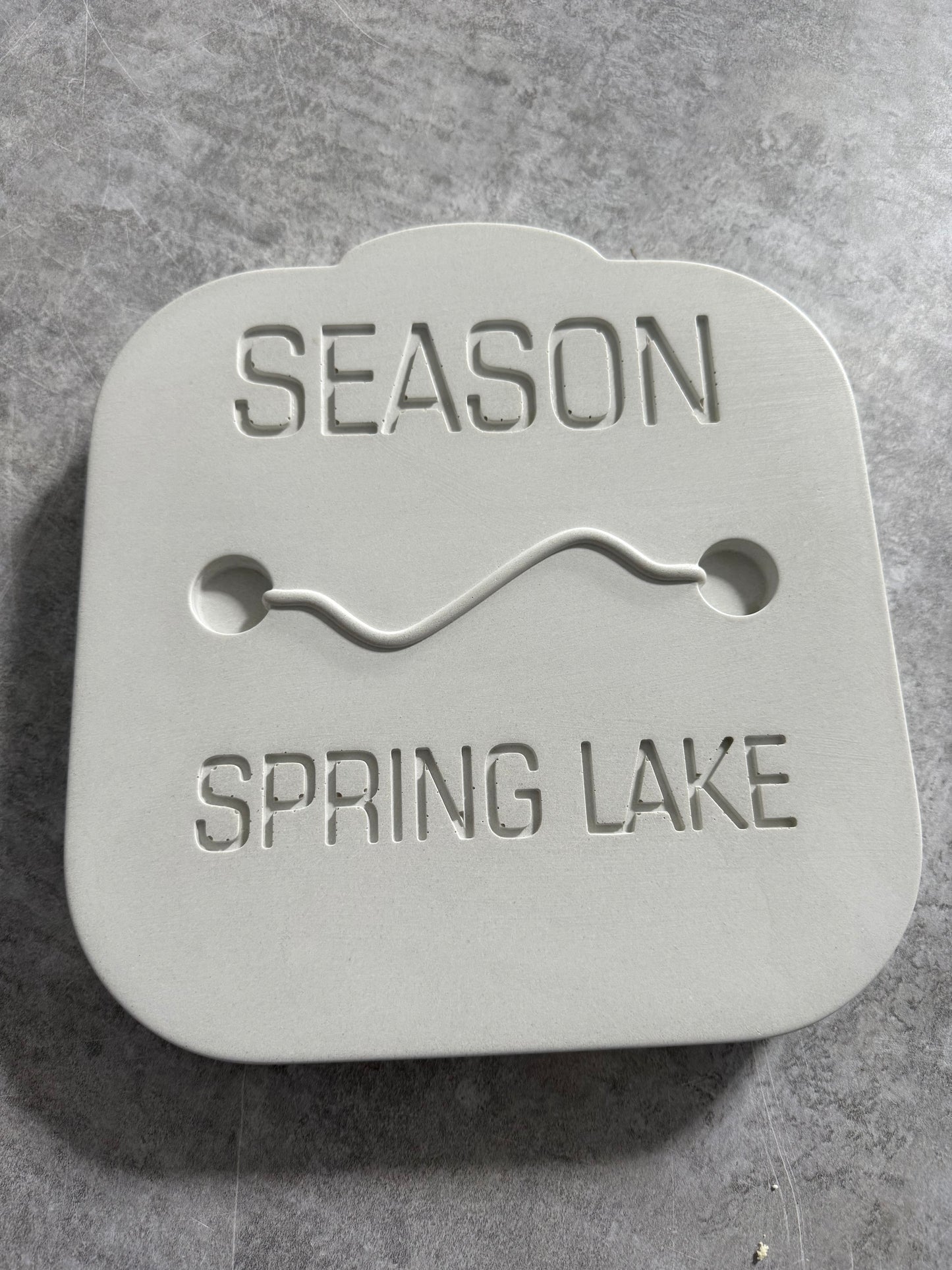 Spring Lake Beach Badge Stepping Stone