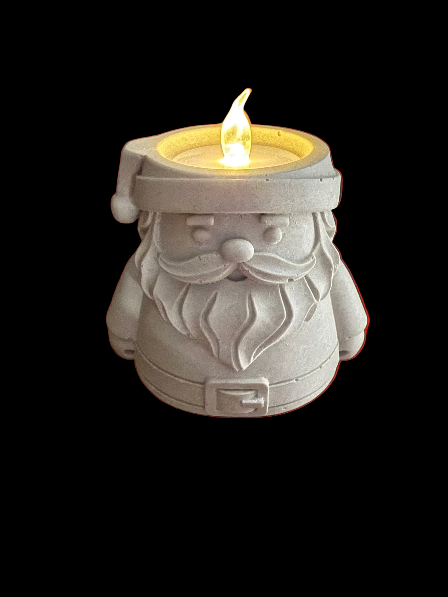 Santa Tealight Candle Holder