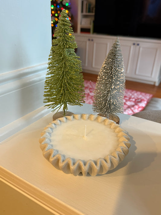 Scalloped Candle
