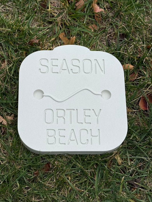 Ortley Beach Beach Badge Stepping Stone