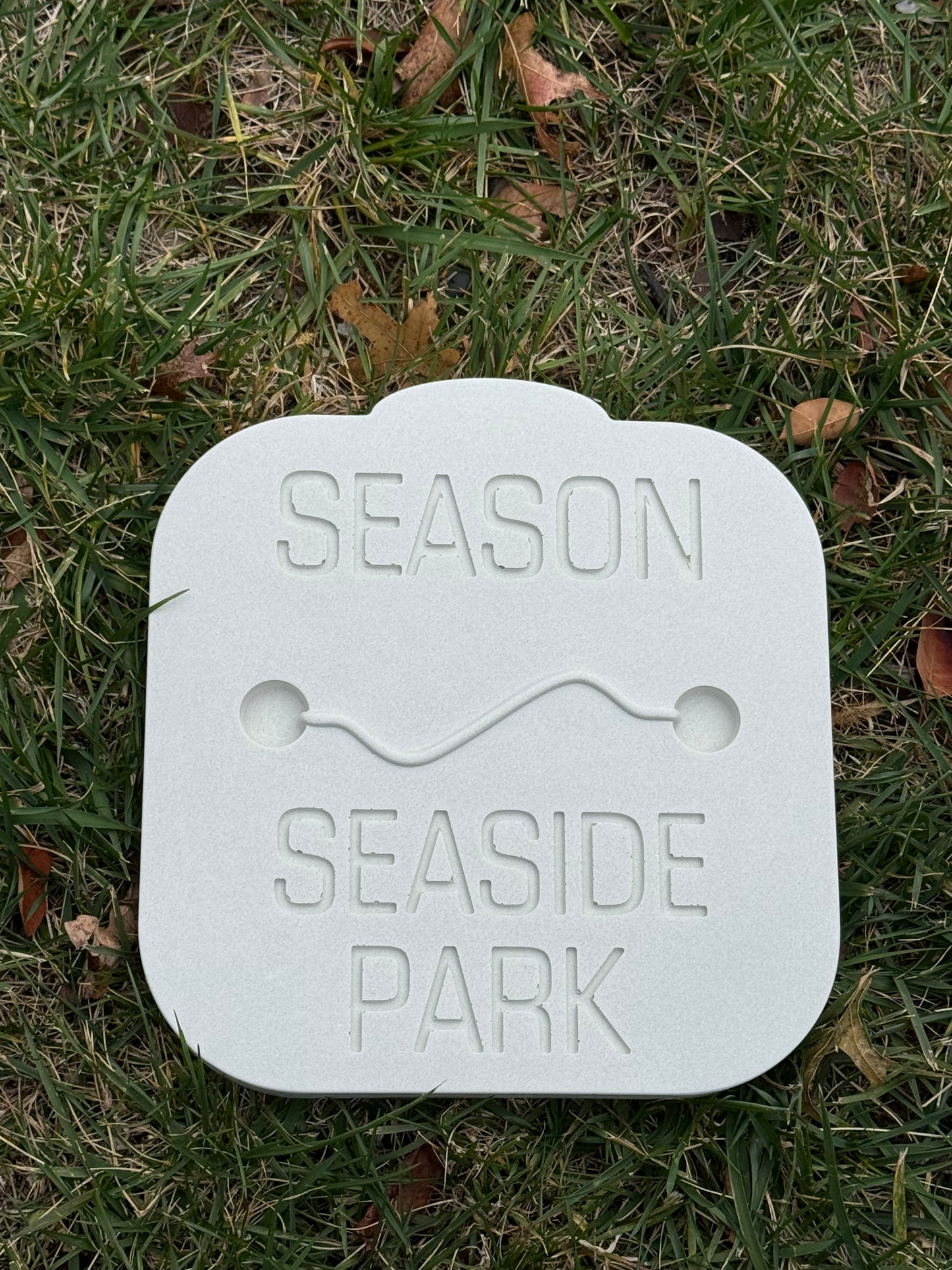 Seaside Park Beach Badge Stepping Stone