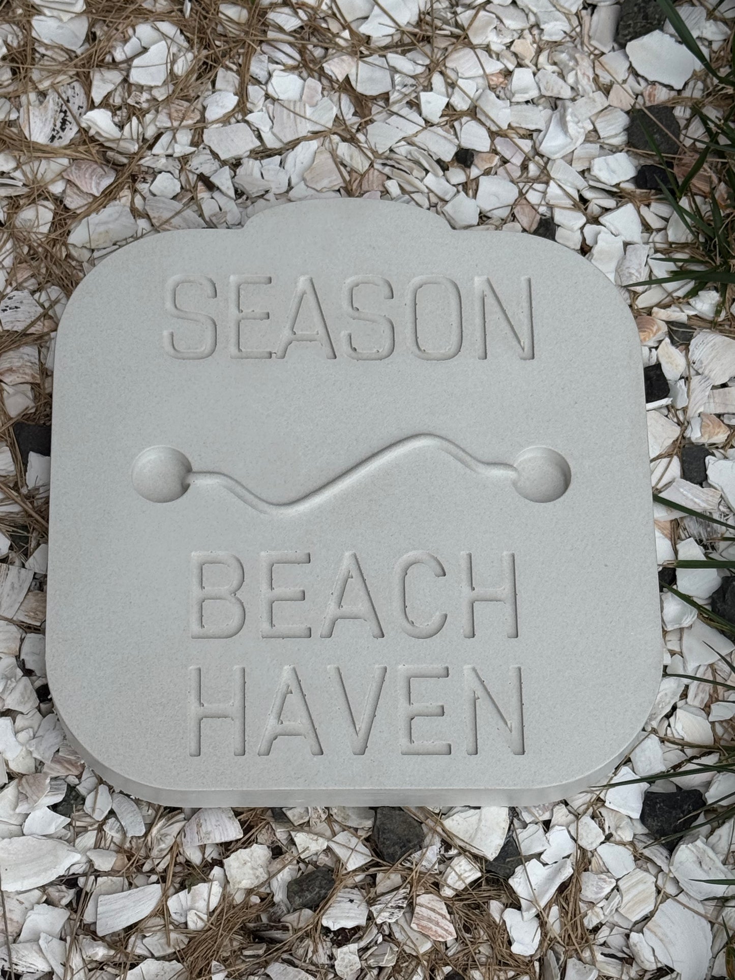 Beach Haven Beach Badge Stepping Stone