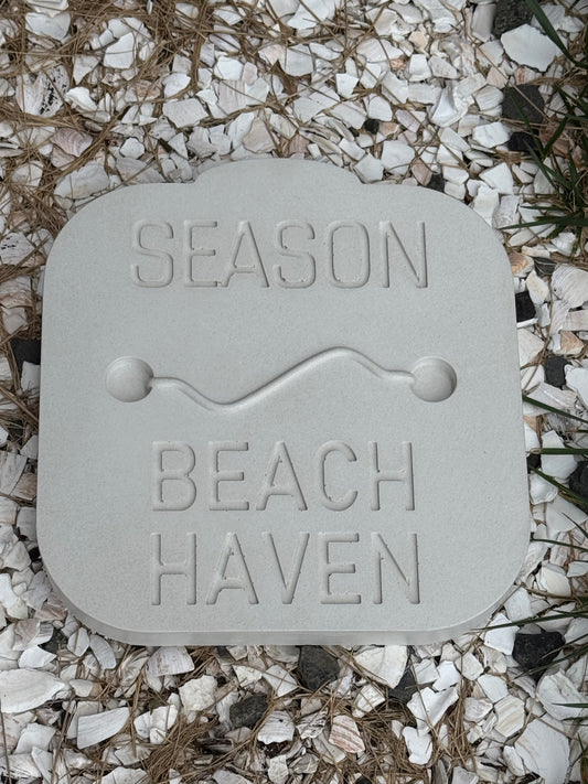 Beach Haven Beach Badge Stepping Stone