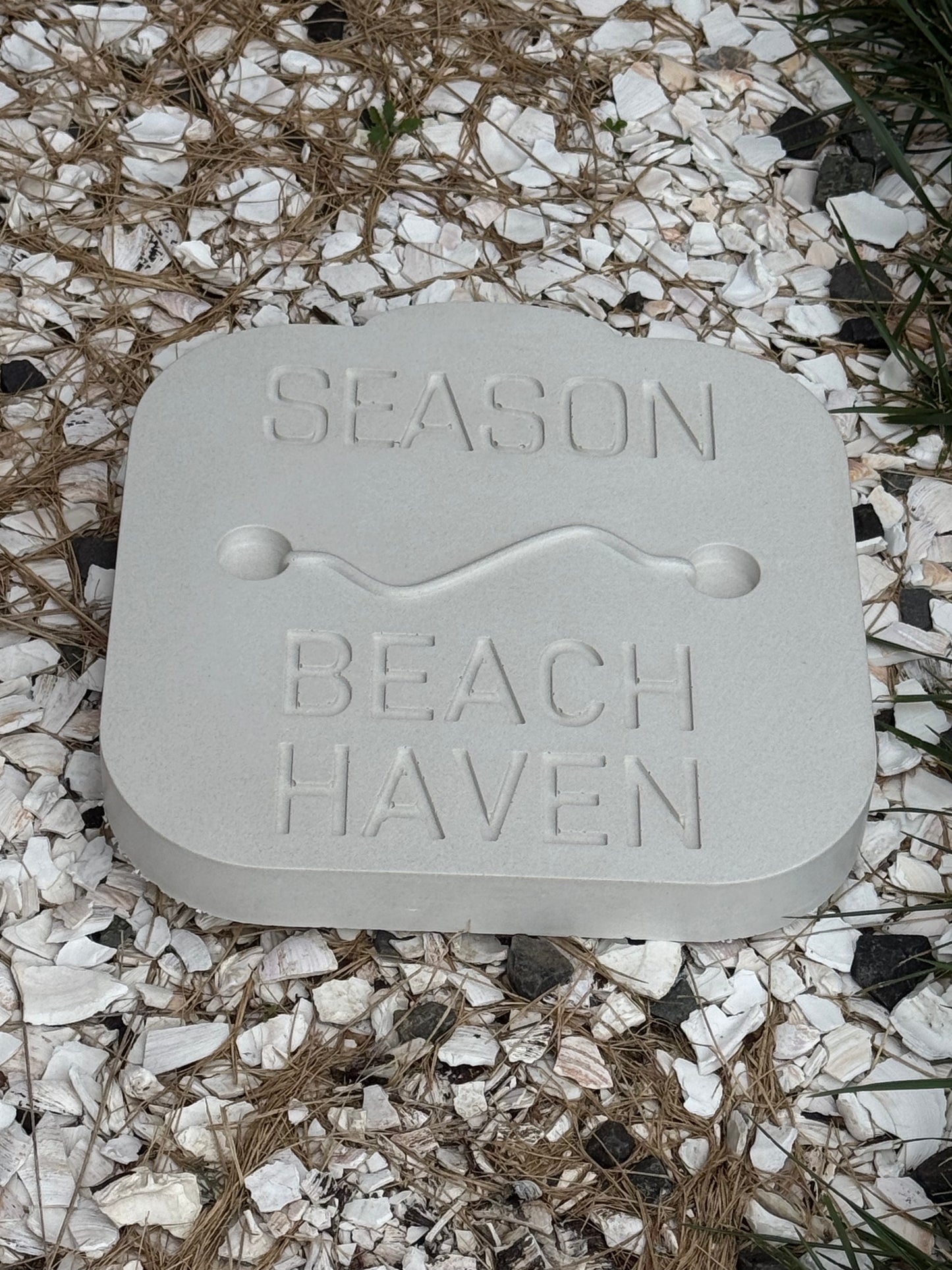 Beach Haven Beach Badge Stepping Stone