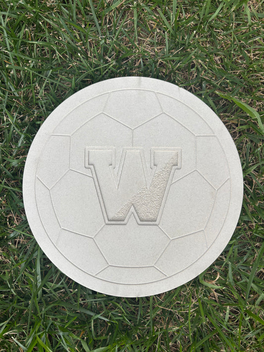Wall “W” Soccer Stepping Stone