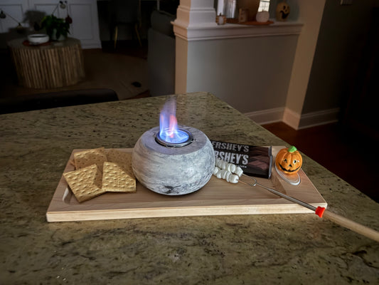 Beton Mini Tabletop Fire Bowl