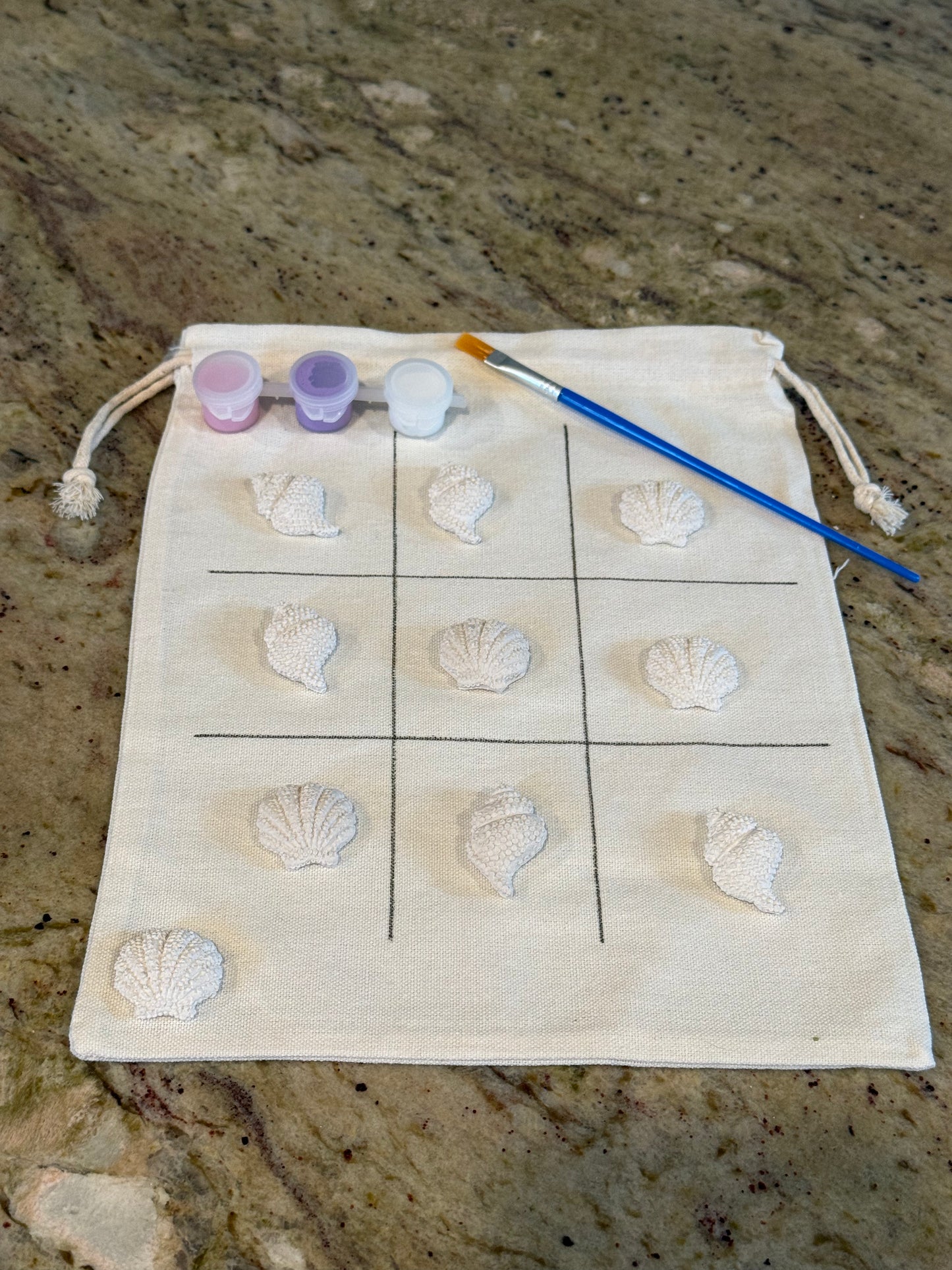 Paint your own Tic Tac Toe plaster kits