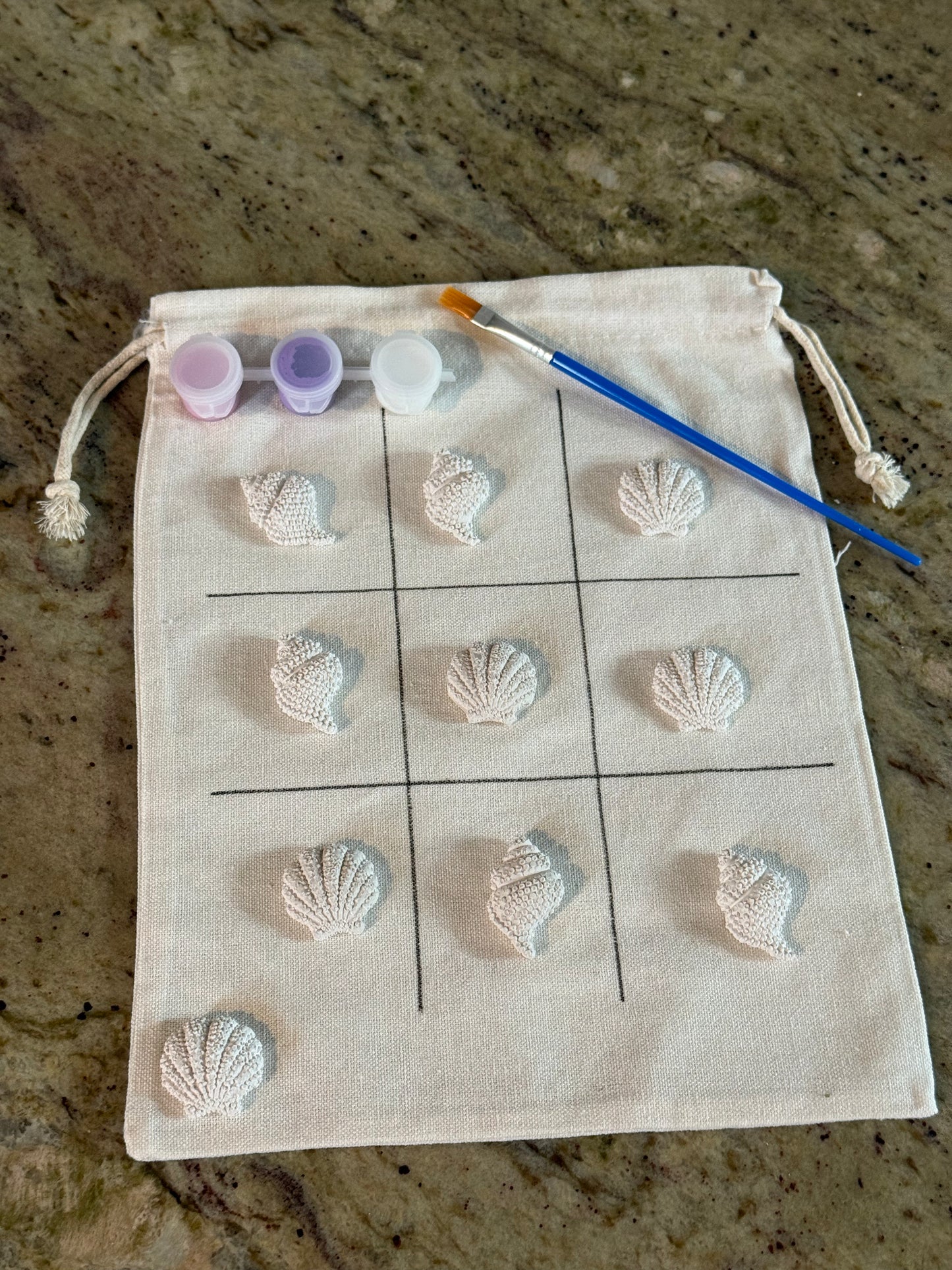 Paint your own Tic Tac Toe plaster kits