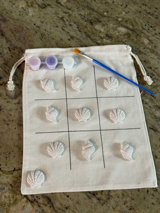Paint your own Tic Tac Toe plaster kits