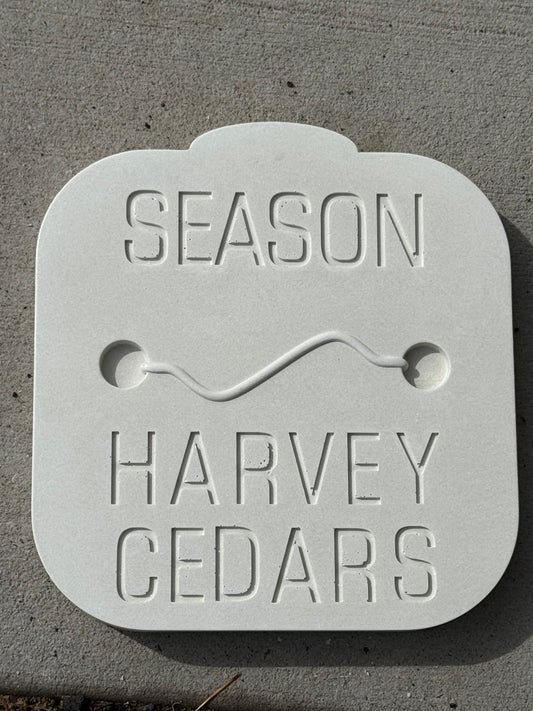 Harvey Cedars Beach Badge Stepping Stone