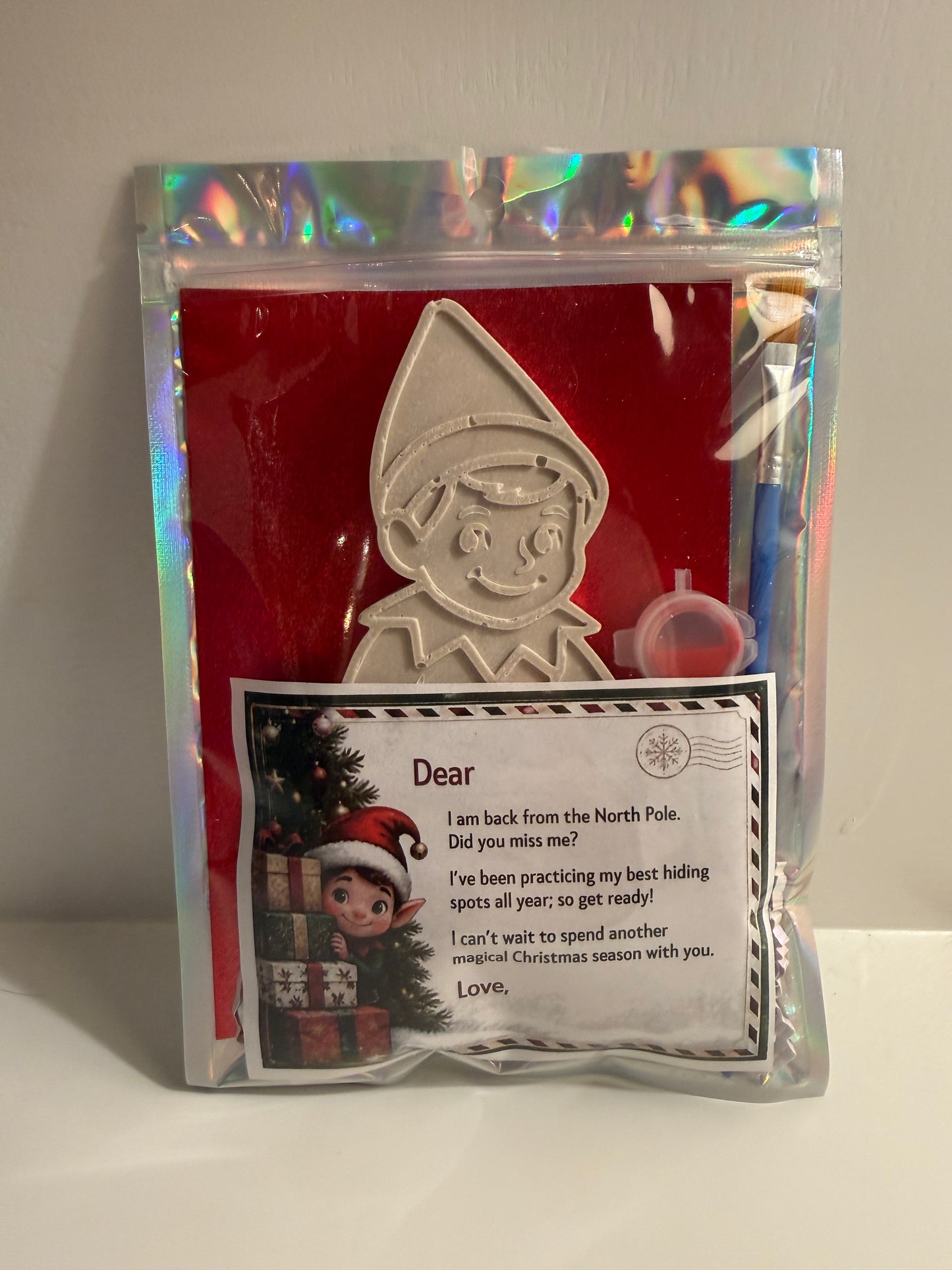 Paint Your Own Elf on the Shelf Plaster Kit