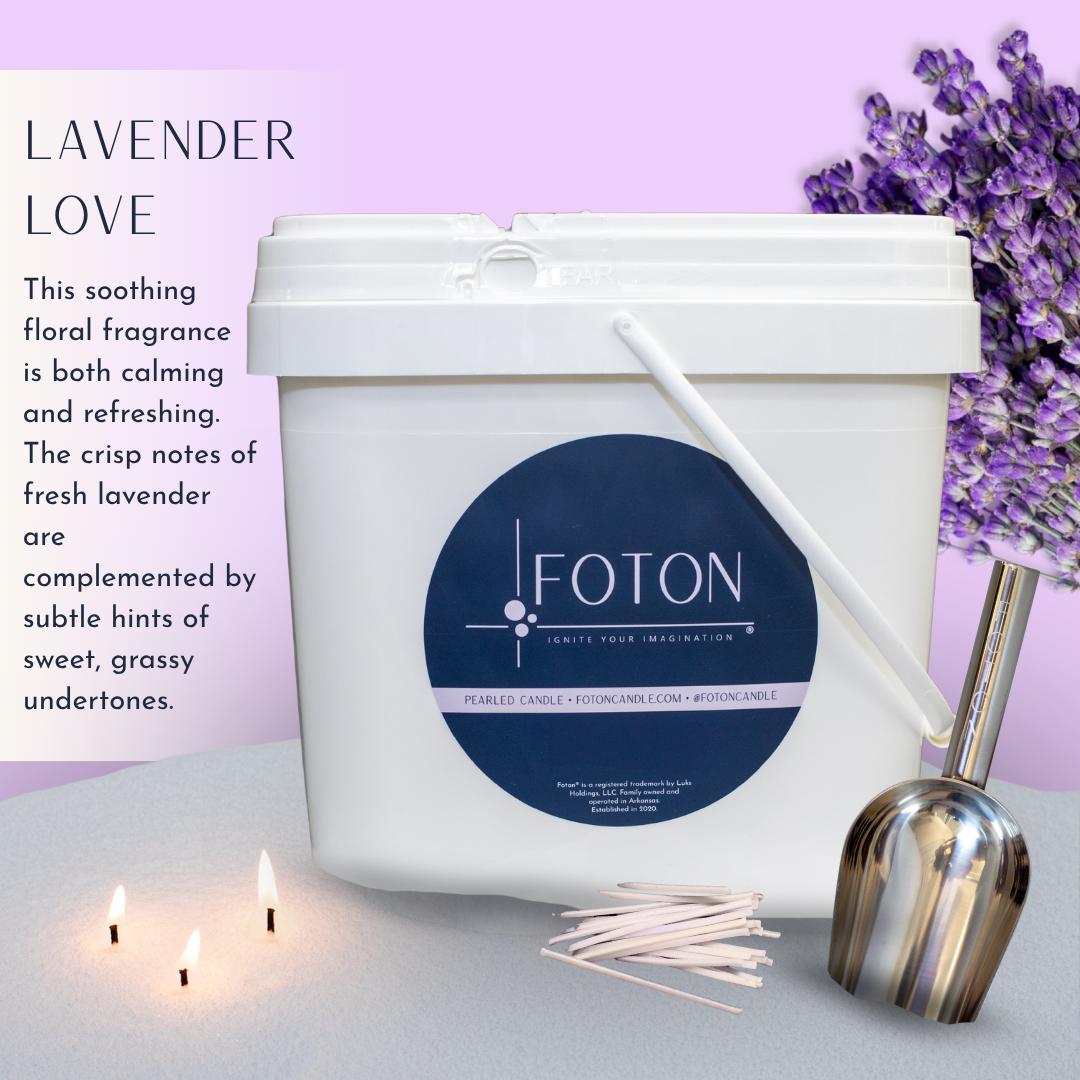 Foton® Pearled Candle - Scented White