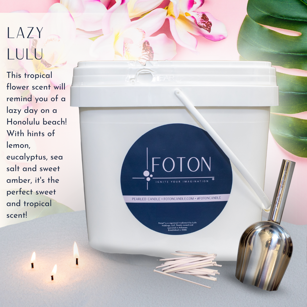 Foton® Pearled Candle - Scented White